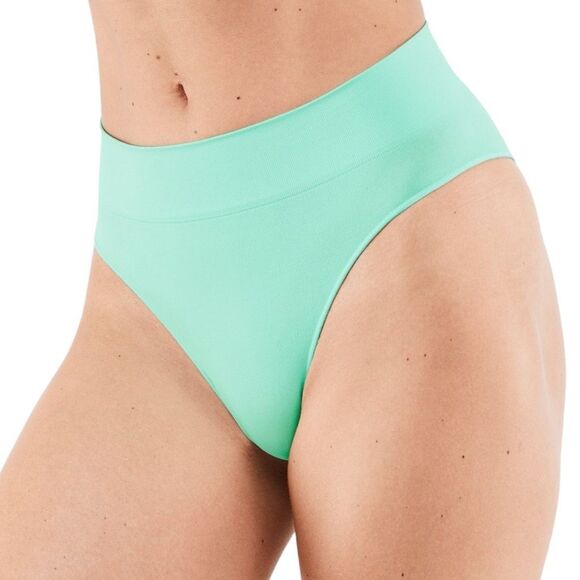 Fabletics Seamless High-Waisted Cheeky Brief - Gulf Coast - Size Small - Picture 1 of 5